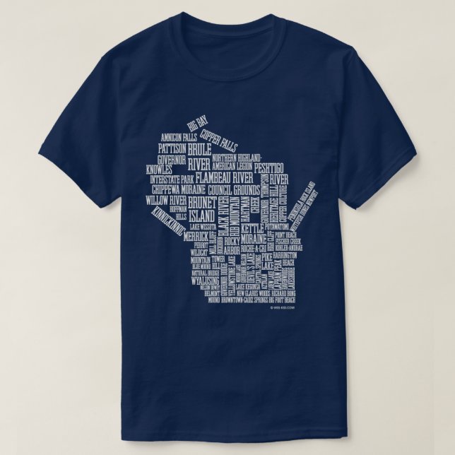 Wisconsin State Parks WisKid T-Shirt (Design Front)