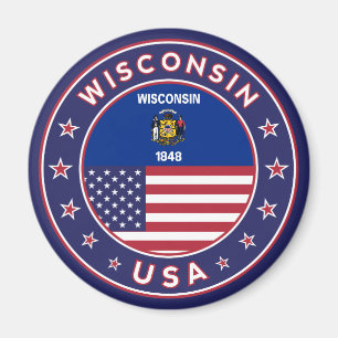 Wisconsin sticker,phone case, tote bag magnet