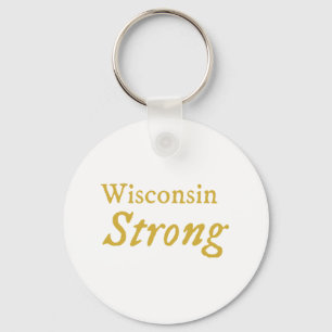 Wisconsin Strong   Key Ring