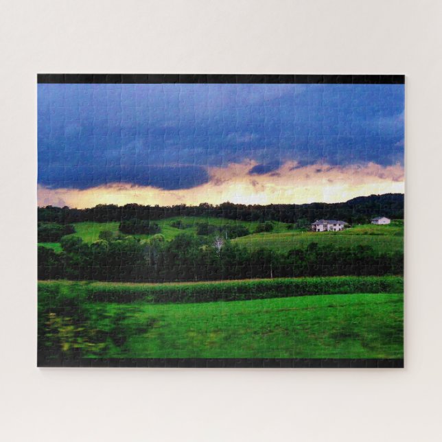 Wisconsin Sunset Jigsaw Puzzle (Horizontal)