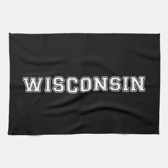 Wisconsin Tea Towel (Horizontal)