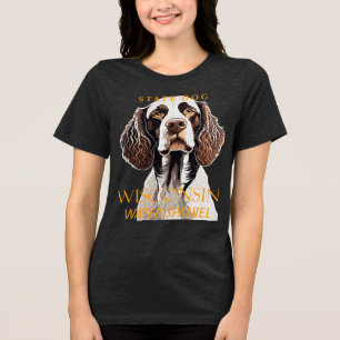 Wisconsin Territory Dog The Water Spaniel   Tri-Blend Shirt