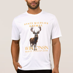 Wisconsin Territory Wildlife Animal The White-tail T-Shirt
