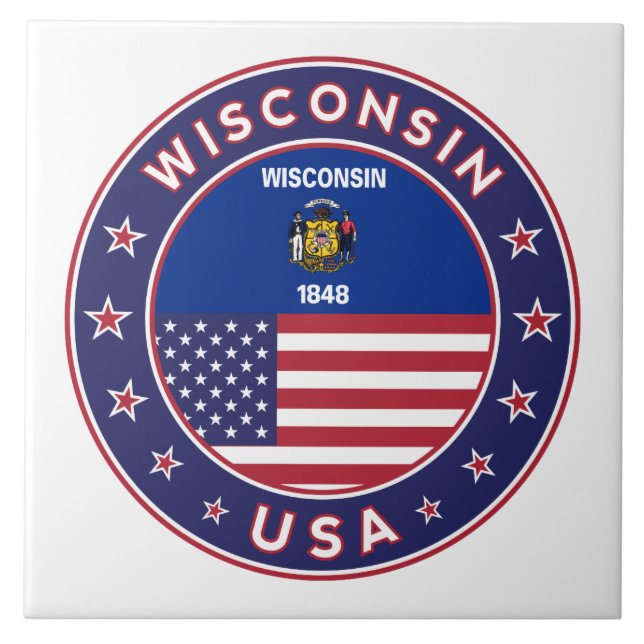 Wisconsin Tile (Front)