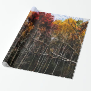 Wisconsin Woods In Fall Wrapping Paper