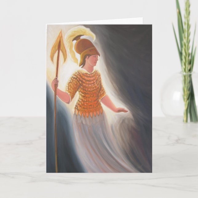 Wisdom Confronting the Darkness Card (Front)