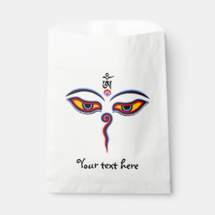 Wisdom Eyes Of Buddha - Bodhnath temple eyes Favour Bags