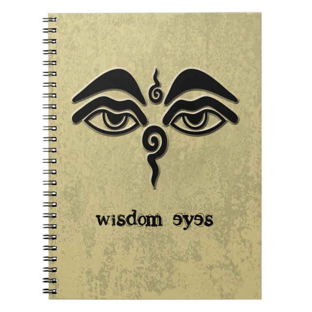 wisdom eyes spiral notebook (Front)
