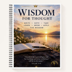 Wisdom for thought notebook