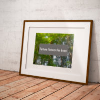 Wisdom Fortune favors the brave saying poster