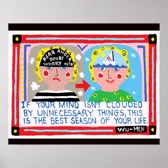 Wisdom from a zen master poster (Front)