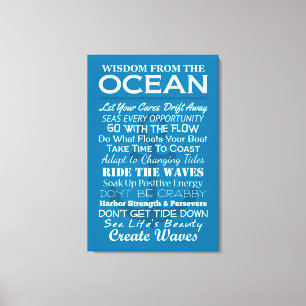 Wisdom From the Ocean Canvas Print
