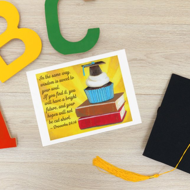 Wisdom is Sweet Back to School Off to College Card (Creator Uploaded)