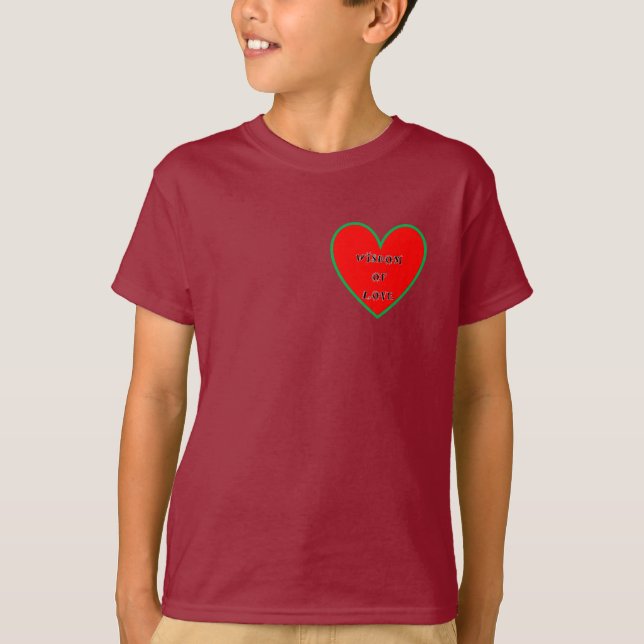 WISDOM of LOVE Kids T-Shirt (Front)