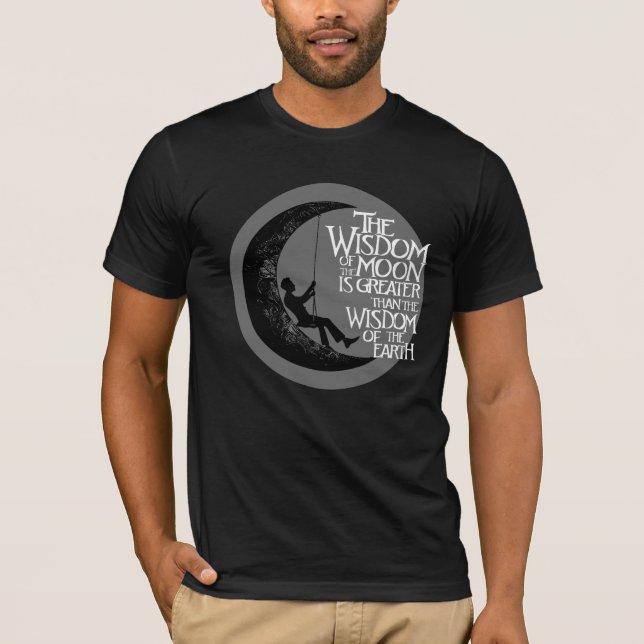 Wisdom of The Moon Mystical T-Shirt (Front)