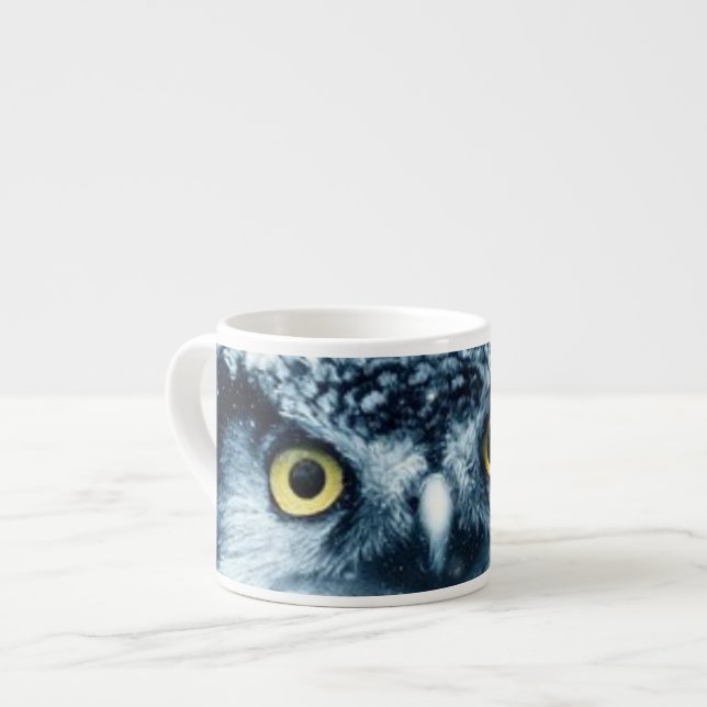 Wisdom of the Owl Espresso Cup (Front Left)