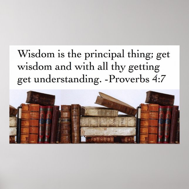 Wisdom Quote Poster (Front)