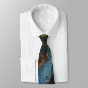 Wisdom Strength Owl Bear Native Maureen Girard Tie
