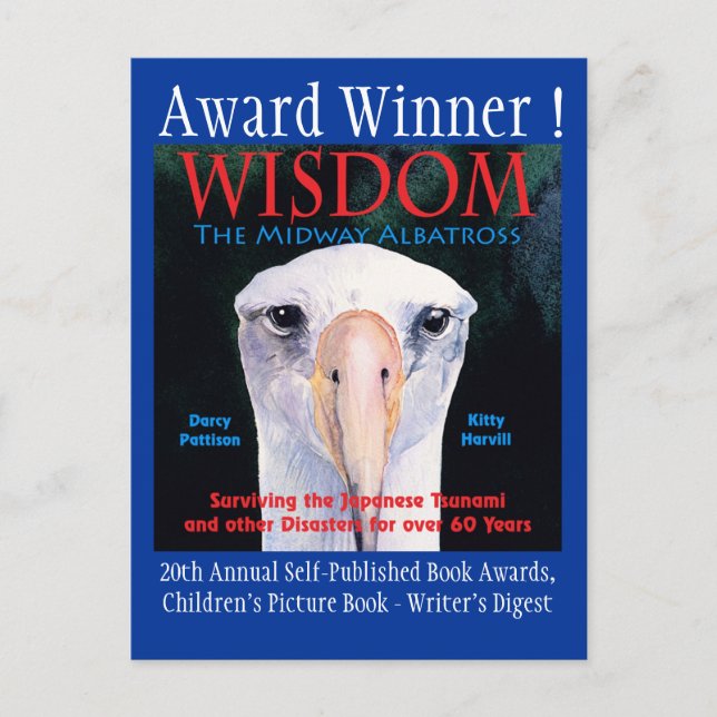 WISDOM the Midway Albatross, Promo Cards (Front)