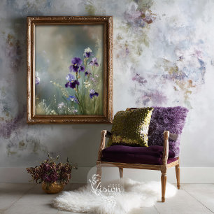 Wisdom's Muse Lavender Iris White Sage Watercolour Tissue Paper