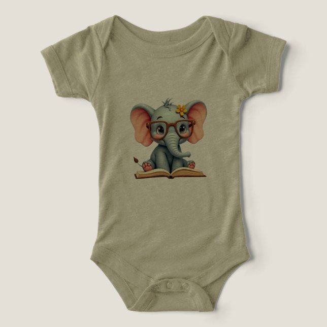 Wise Baby Elephant (Design Front)