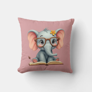 Wise Baby Elephant Cushion