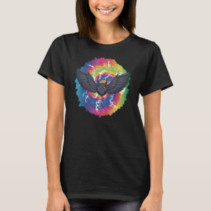 Wise Bird Animal Colourful Forest Predator Owl T-Shirt
