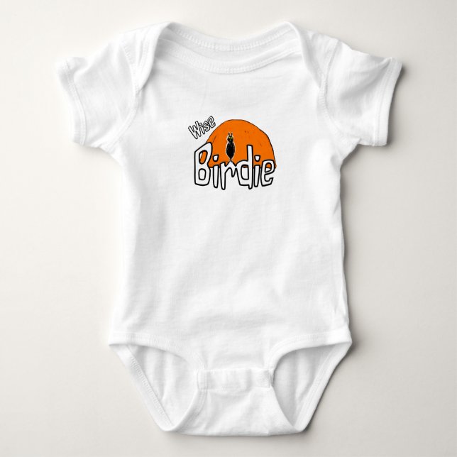 Wise birdie  baby bodysuit (Front)