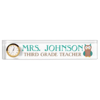 Wise Brown Owl Bird Teacher Educator