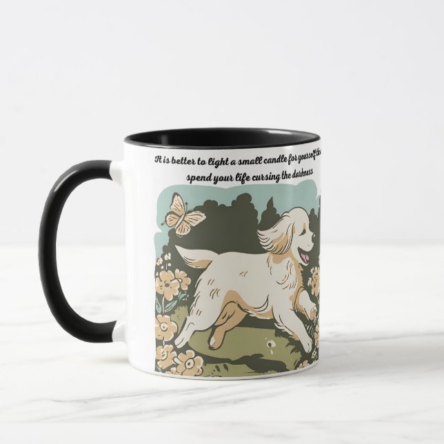 Wise dog mug (Left)
