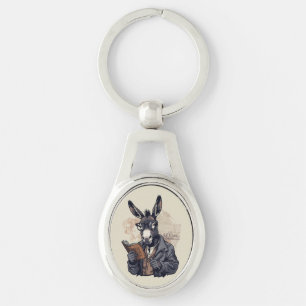 Wise Donkey — Keychain