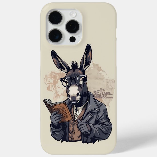 Wise Donkey — Phone Case (Back)