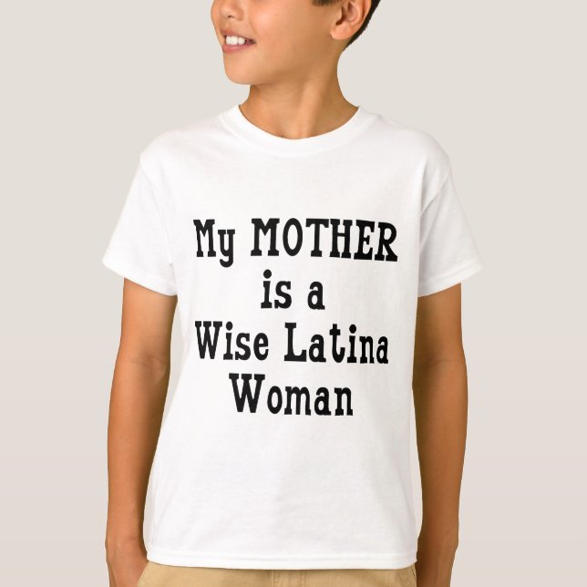 Wise Latina Mum T-Shirt (Front)
