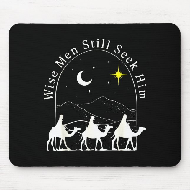 Wise Men Christian Christmas Jesus Nativity Scene  Mouse Pad (Front)