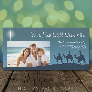 Wise Men - Christmas Photo - Religious Holiday Card