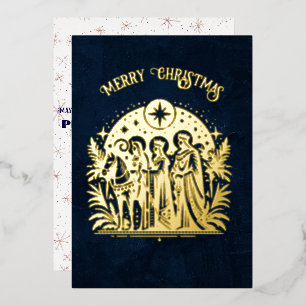 Wise Men Foil on Blue