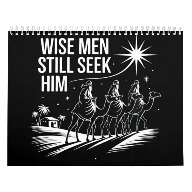 Wise Men Still Seek Him Christian Christmas Jesus Calendar (Cover)