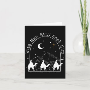 Wise Men Still Seek Him Christian Christmas Jesus  Card