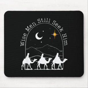 Wise Men Still Seek Him Christian Christmas Jesus  Mouse Pad