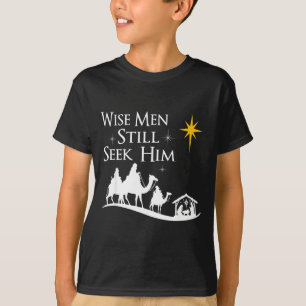 Wise Men Still Seek Him Christian Christmas Jesus T-Shirt