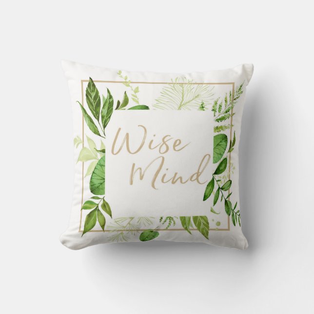 Wise Mind Pillow (Front)