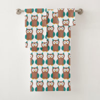 Wise Old Brown Owl Hoot Bird Animal Print