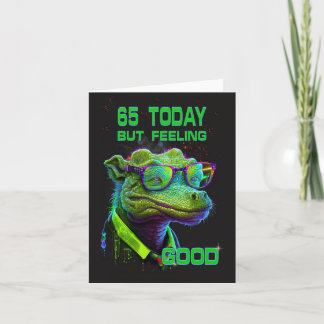 Wise old dragon, 65th birthday card