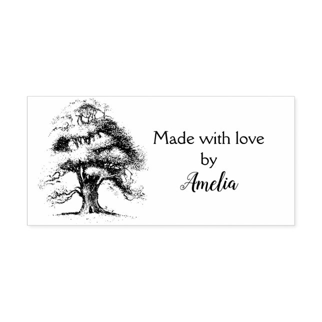 Wise Old Oak Handmade by Rubber Stamp (Imprint)