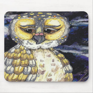 Wise Old Owl Mousepad