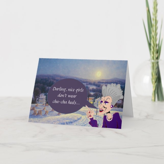 Wise Old Woman Holiday Greeting #3 (2015) (Front)