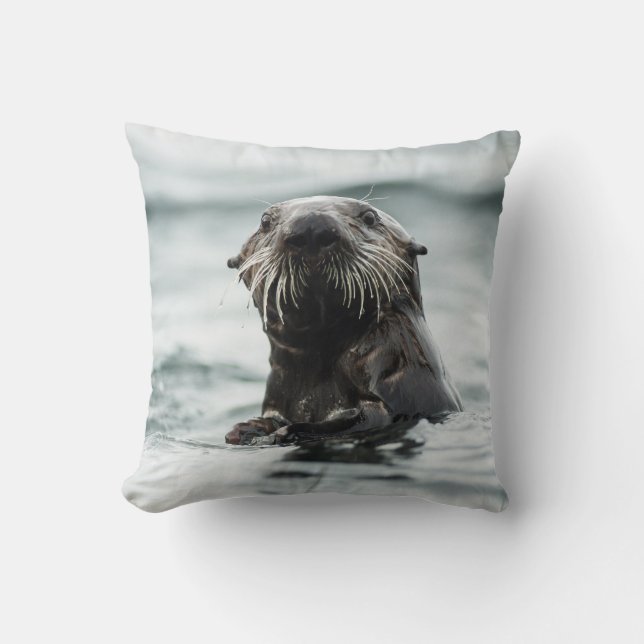 Wise Otter Cushion (Front)