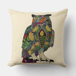 wise owl cushion