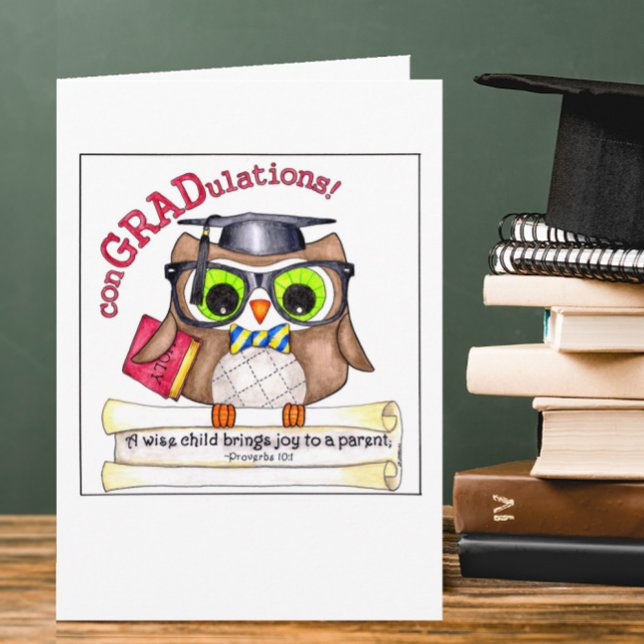 Wise Owl Graduation Card (Creator Uploaded)