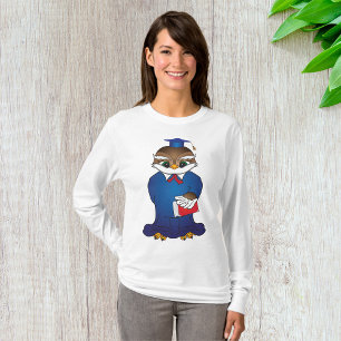 Wise Owl Graduation Cute Scholar Bird T-Shirt